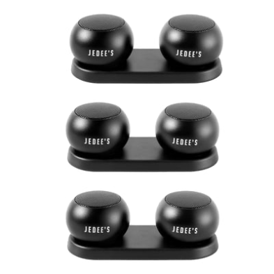 Mini Altoparlante duo Bluetooth con stazione di ricarica magnetica Jedee's