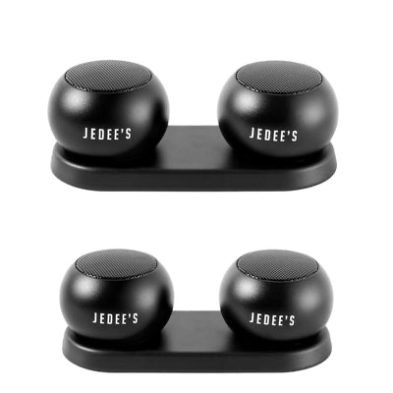 Mini Altoparlante duo Bluetooth con stazione di ricarica magnetica Jedee's