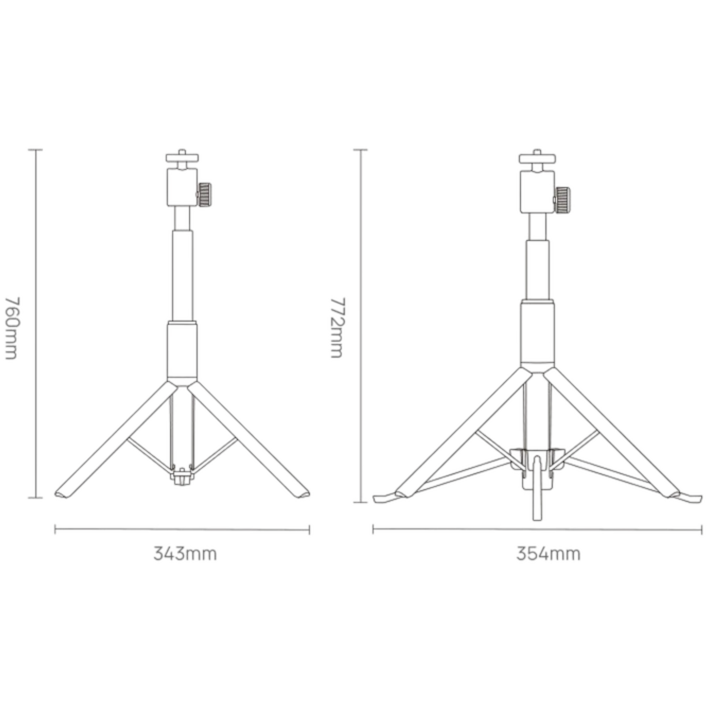 Ecran de projection Portable avec trépied Rétractable Xgimi