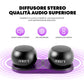 Mini Altoparlante duo Bluetooth con stazione di ricarica magnetica Jedee's