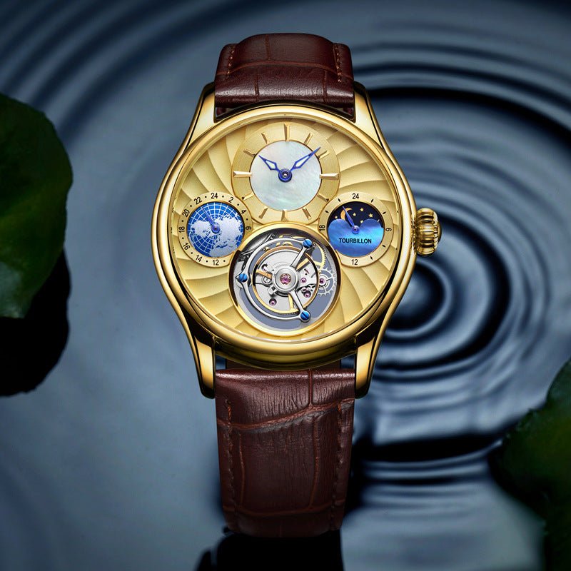 Hollow automatic men's business mechanical watch - VIDEOPROJECTEUR - Hollow automatic men's business mechanical watch
