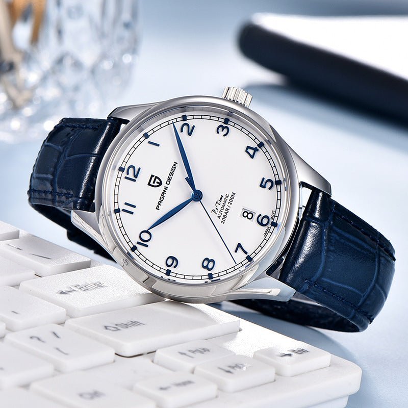 Men's Simple Pin Buckle Calendar Mechanical Watch - VIDEOPROJECTEUR - Men's Simple Pin Buckle Calendar Mechanical Watch