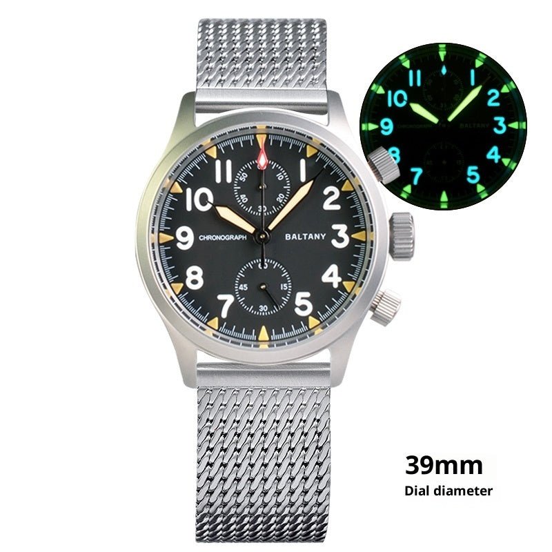 Prodigal Retro Waterproof Stainless Steel Luminous Multifunction Quartz Watch - VIDEOPROJECTEUR - Prodigal Retro Waterproof Stainless Steel Luminous Multifunction Quartz Watch