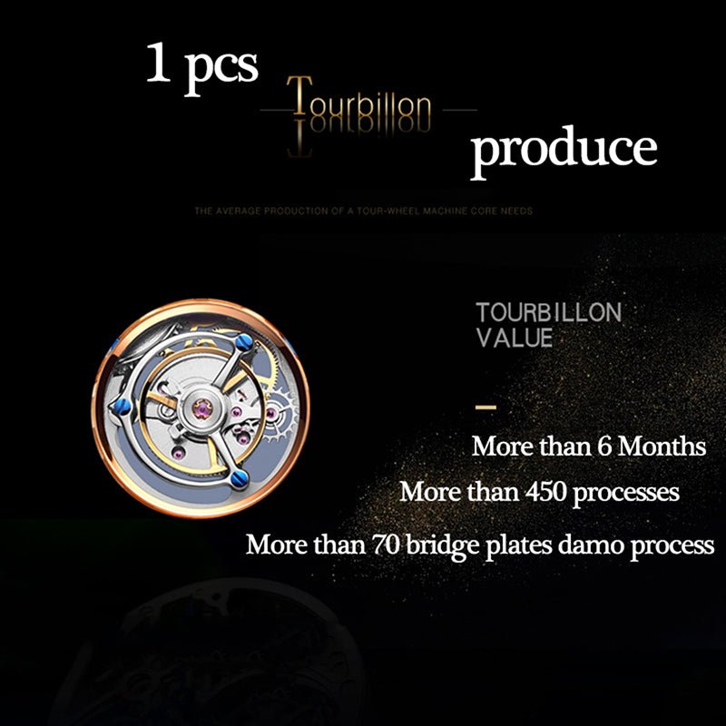 Star Tourbillon Mechanical Watch - VIDEOPROJECTEUR - Star Tourbillon Mechanical Watch